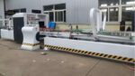 Automatic corrugation cardboard folder gluer with PP strapping bundling box packing machine